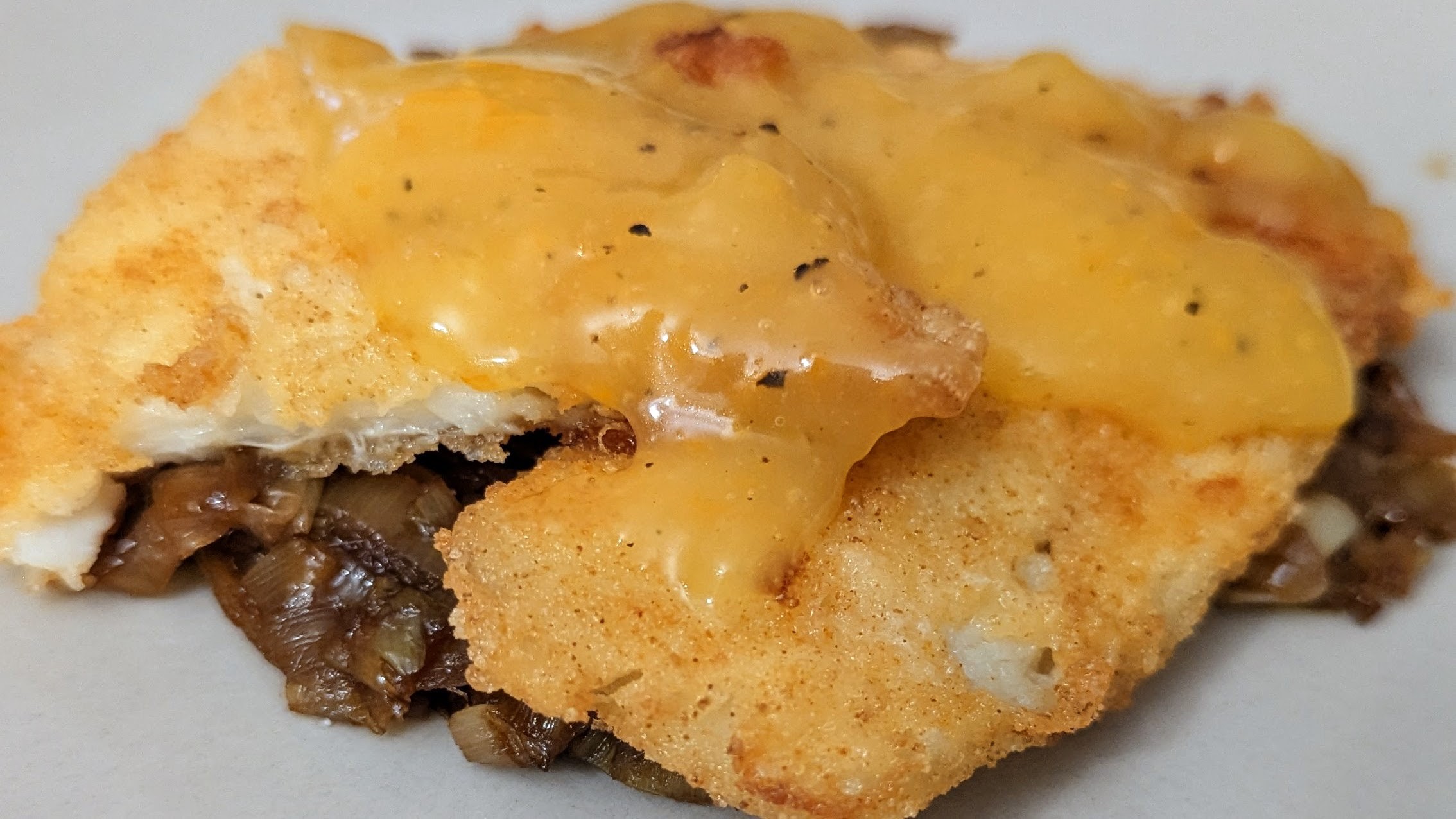 Sole filets with caramelized leak and orange sauce